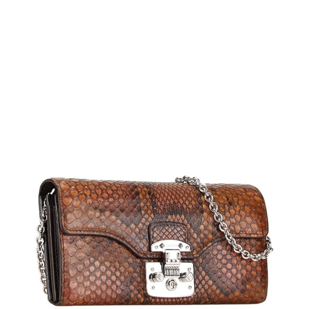 Gucci Python Ladylock Leather Snake Exclusive Wal… - image 2